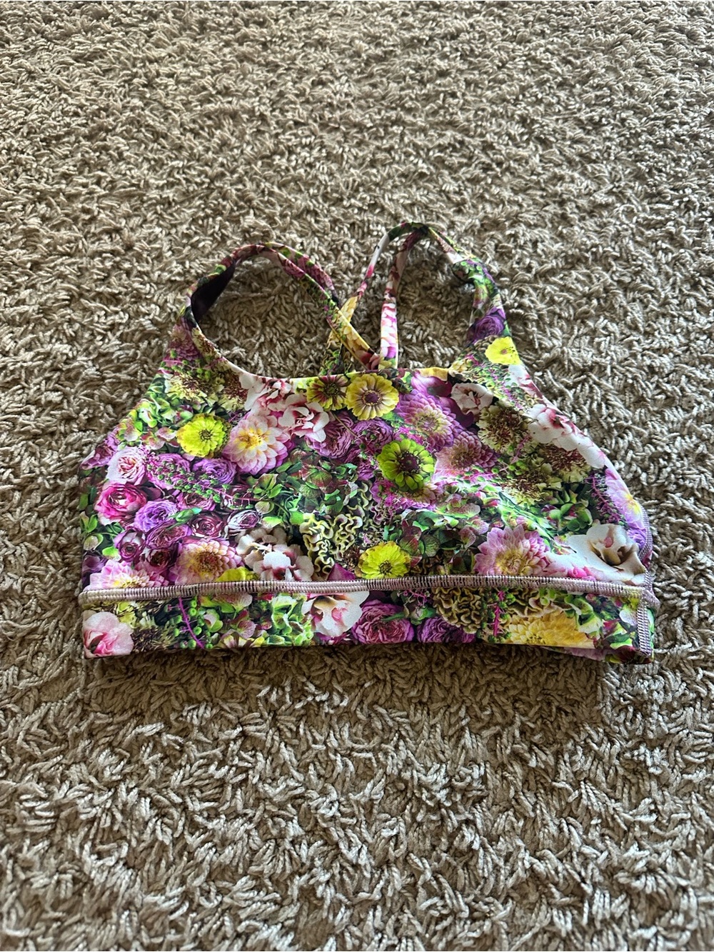 lululemon athletica Floral sports bra